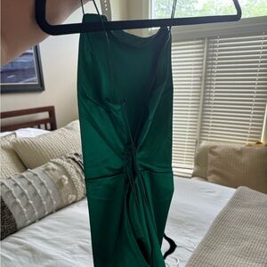 pretty little thing green dress